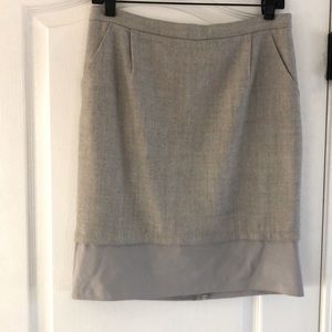 BCBG wool business skirt